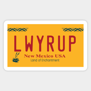 LWYRUP License Plate Magnet